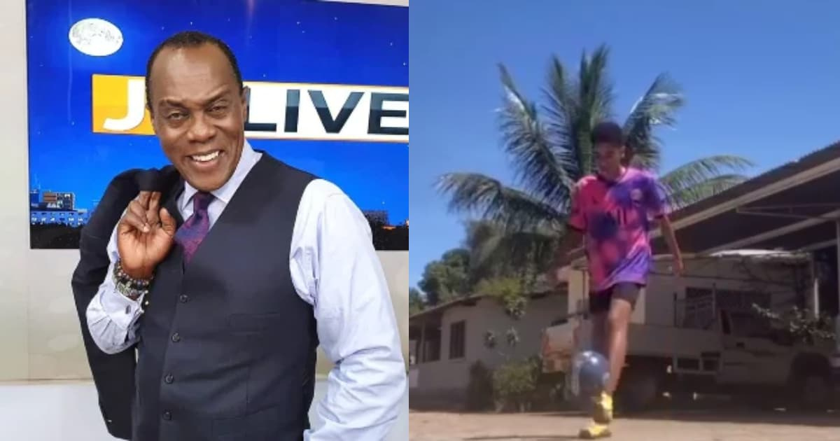 Jeff Koinange ashtushwa na ujuzi wa mwanawe kwenye soka