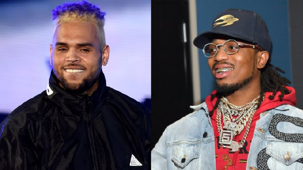 Bifu la Chris Brown, Quavo lapamba moto