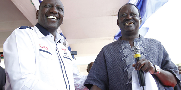 Raila Odinga na William Ruto