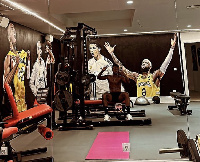 Picha za Ronaldo, Pele, Le Bron zapamba Gym ya Vini Jr