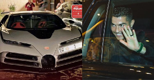 Cristiano Ronaldos Bugatti Centodieci Has Arrived In Saudi Arabia 750x393