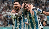 Lionel Messi na Julian Alvarez