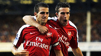 Fabregas na Robin Van Persie