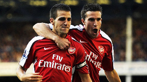 Cesc Fabregas Robin Van Persie Everton Arsena 2347820