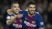 Jordi Alba na Luis Suarez