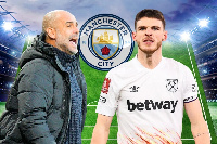 Pep Guardiola akutana na Declan Rice