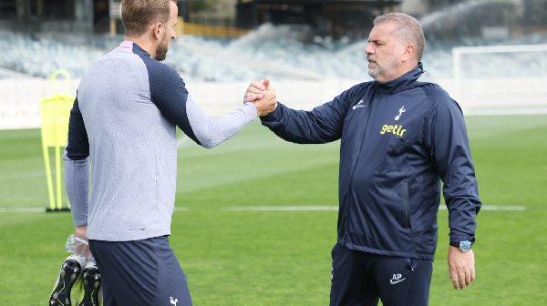 Harry Kane amvuruga Kocha Ange Postecoglou