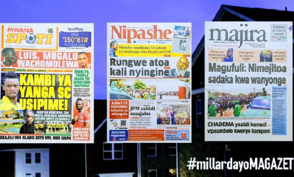 Habari kubwa za Magazeti ya Tanzania leo September 3, 2020