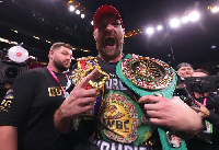 Tyson Fury bingwa wa uzito wa juu wa Dunia mara mbili  kwa sasa anamiliki mkanda wa WBC