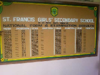 ST Francis wamtaja Mungu katika mafanikio yao