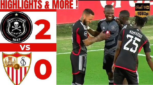 Orlando Pirates yainyuka Sevilla ya Hispania huko huko kwao