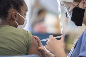 Student Getting Vaccinated