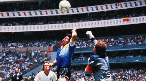 Skynews Diego Maradona Peter Shilton 5730817