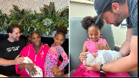 Serena Williams na familia yake.